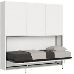 Itamoby Kando Einzelbett Esche weiß Zusammensetzung D Klappbett