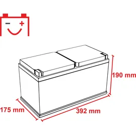 Exide EB1100 110Ah 12V