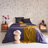 Sweeek Vintage Nachttisch mit 2 Schubladen in Holzoptik und