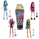 Monster High Buried-Secrets-Überraschungspuppen mit geheimnisvoller Puppe und 5 Überraschungen beim Auspacken (Figuren können variieren), HYV64