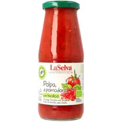 LaSelva Stückige Tomaten mit Basilikum bio