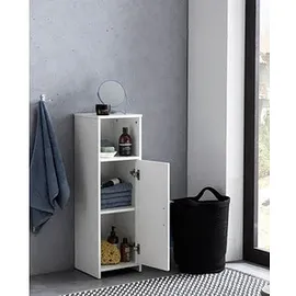 Wohnling Badschrank WL5.753 weiß 30,0 x 30,0 x 96,0 cm