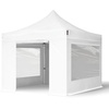 3x3m Aluminium Faltpavillon, inkl. 4 Seitenteile, weiß - (582008)