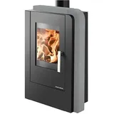 Haas+Sohn Kaminofen Aruba Easy  (6 kW, Raumheizvermögen: 140 m3, Verkleidung: Naturstein, Perlschwarz/Quarz)