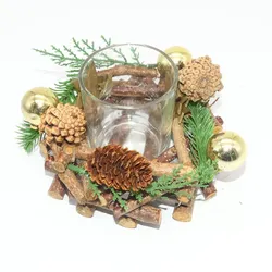 LIVARNO home Windlicht Dekoration rustikales Design Weihnachtsschmuck