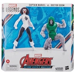 Hasbro Actionfigur Marvel Legends Avengers Captain Marvel vs. Doctor Doom Actionfiguren