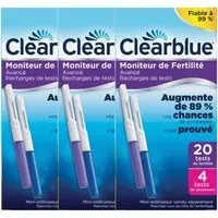 Clearblue® Moniteur de Fertilité Avancé Recharge test Test(S) 3x1 pc(s)