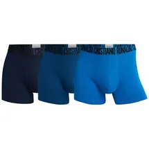Cristiano Ronaldo Boxershorts unifarben blau M 3er Pack