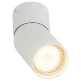 QAZQA Moderner Aufbaustrahler Weiß Gu10 50mm - Falo