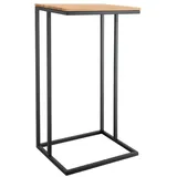 Gradel Beistelltisch MIKA Braun/Schwarz Eiche 40 x 70 x 30 cm