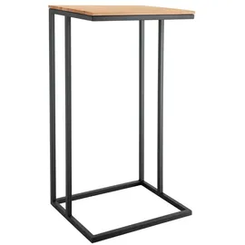 Gradel Beistelltisch MIKA Braun/Schwarz Eiche 40 x 70 x 30 cm