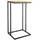 Gradel Beistelltisch MIKA Braun/Schwarz Eiche 40 x 70 x 30 cm