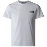 The North Face Teen S/S Simple Dome Tee T-Shirt Unisex TNF White Größe L