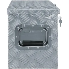 deluke Aluminiumbox mit Deckel 76,5x26,5x33cm Silber