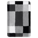KLEINE WOLKE Badteppich EDGE Silber 70 x 120 cm