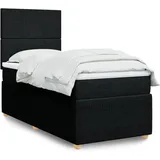vidaXL Boxspringbett 180 x 200 cm Schwarz