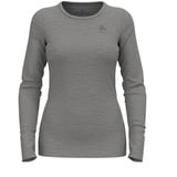 Damen BL Top Crew Neck L/S grau