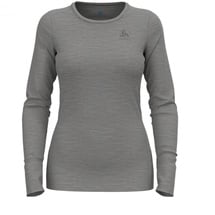 Odlo Damen Merino 200 BL Top Crew Neck L/S grau