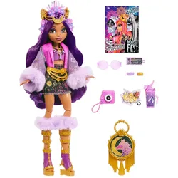 Mattel HXH80 - Monster High - Monster Fest - Clawdeen Wolf Puppe inkl. Zubehör