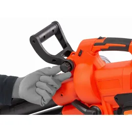 Powerplus Power plus Dual Power Akku-Laubbläser POWDPG75270-40 V Akku-Laubbläser, 3-in-1: Häckseln, Blasen und Saugen, 210 km/h maximale Luftgeschwindigkeit, ohne Batterie und Ladegerät