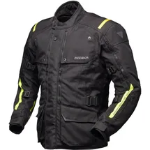 Modeka Varus Motorradjacke Schwarz/Gelb 2XL