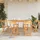 vidaXL Gartentisch Ausziehbar 110-160 x 80 x 75 cm Teak Braun