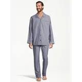 Seidensticker Pyjama Web Blau M (50)