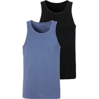 John Devin Tanktop in schöner Melange-Optik Gr. (48/50),