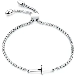 Armkette »Schmuck Geschenk Armschmuck Armband Erbskette Kreuz«, 42209949-0 edelstahlfarben