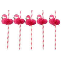 Papstar 50 Trinkhalme, Papier, Ø 6 mm, · 20 cm