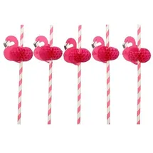 Papstar 50 Trinkhalme, Papier, Ø 6 mm, · 20 cm