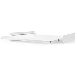 Nedis WASK120WT Zwischenbaurahmen für Waschmaschine und Trockner, Weiß, 605 mm