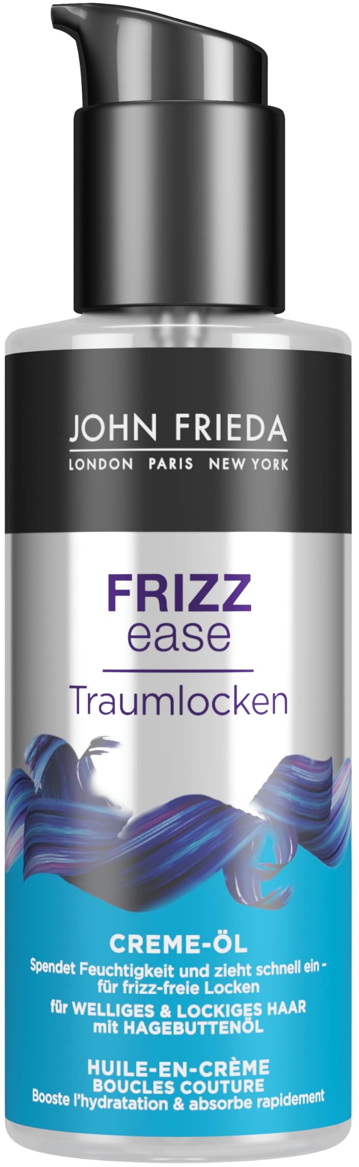 John Frieda Traumlocken - Creme-Öl - Für frizz-freie Locken - Aus der Frizz Ease Serie, 100 ml