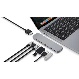 Hyper Pro Hub USB-C Zilver - Silber