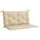vidaXL Gartenbankauflage 100 x 50 x 7 cm beige 1 St.