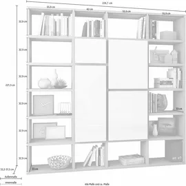 fif Möbel »TOR510-1«, Breite 227 cm
