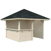 Palmako Bianca 3 x 3 m inkl. 4 Seitenteile Braun