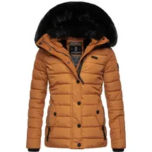 Navahoo Winterjacke Milianaa dunkelgelb / schwarz XS