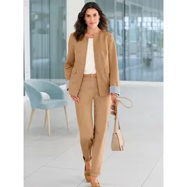 Witt Weiden Lederimitat-Blazer in camel | Gr.: 36