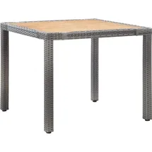 vidaXL Garten-Essgruppe 5-tlg. Grau