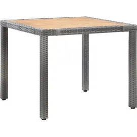 vidaXL Garten-Essgruppe 5-tlg. Grau