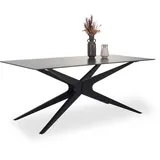 Esstisch HARPER SIBU (BHT 180x75x90 cm) - grau - BHT 180x75x90 cm