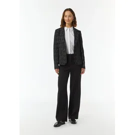 Comma, Blazer kariert Schwarz/Weiß 44