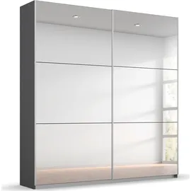 Rauch Schwebetürenschrank Reflect 175 x 210 x 59 cm Grau