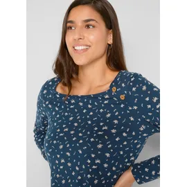 bonprix Langarmshirt Blau L