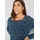 bonprix Langarmshirt Blau L