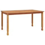 vidaXL Gartentisch 150 x 90 x 75 cm Braun