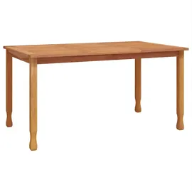 vidaXL Gartentisch 150 x 90 x 75 cm Braun