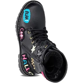 Dockers by Gerli Schnürstiefel für Mädchen, schwarz Größe 41