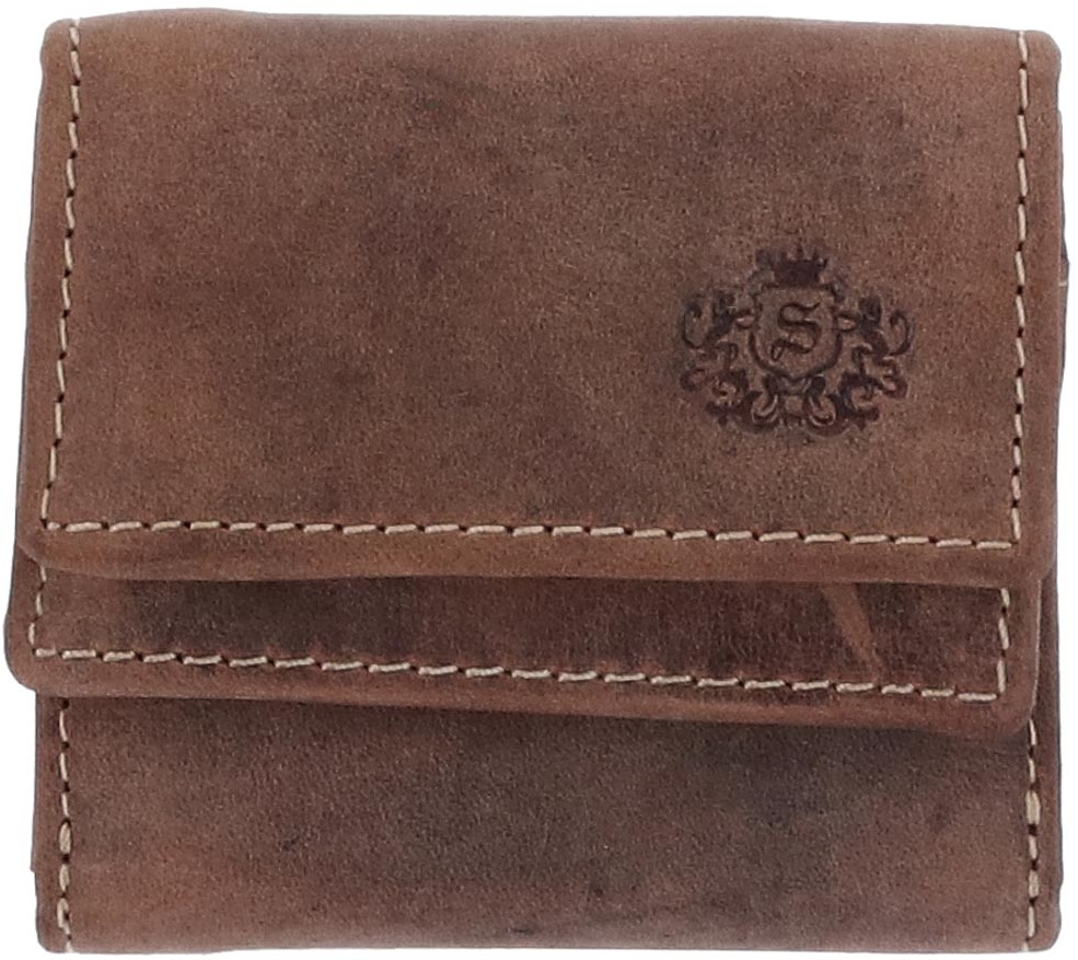 The Skandinavian Brand Men Wallet Mini Leather tan